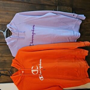 BOGO Champion Lavender &‎ Orange  Hoodies
